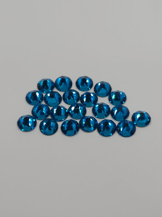 Peacock Blue Rhinestones