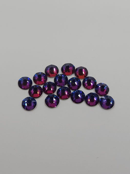 Blue Flare Rhinestones